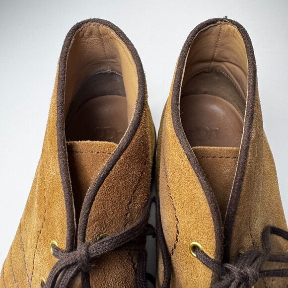 UGG Mens Chukka Boots 10.5 Brown Suede Leather Treadlite Comfort Leather Lined - Picture 7 of 15